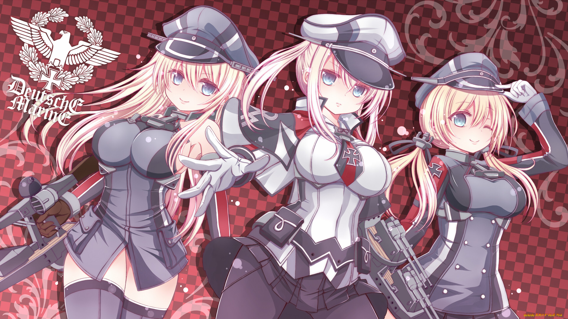 , kantai collection, bismarck, kantai, collection, kancolle, graf, zeppelin, prinz, eugen, nejiki, rio